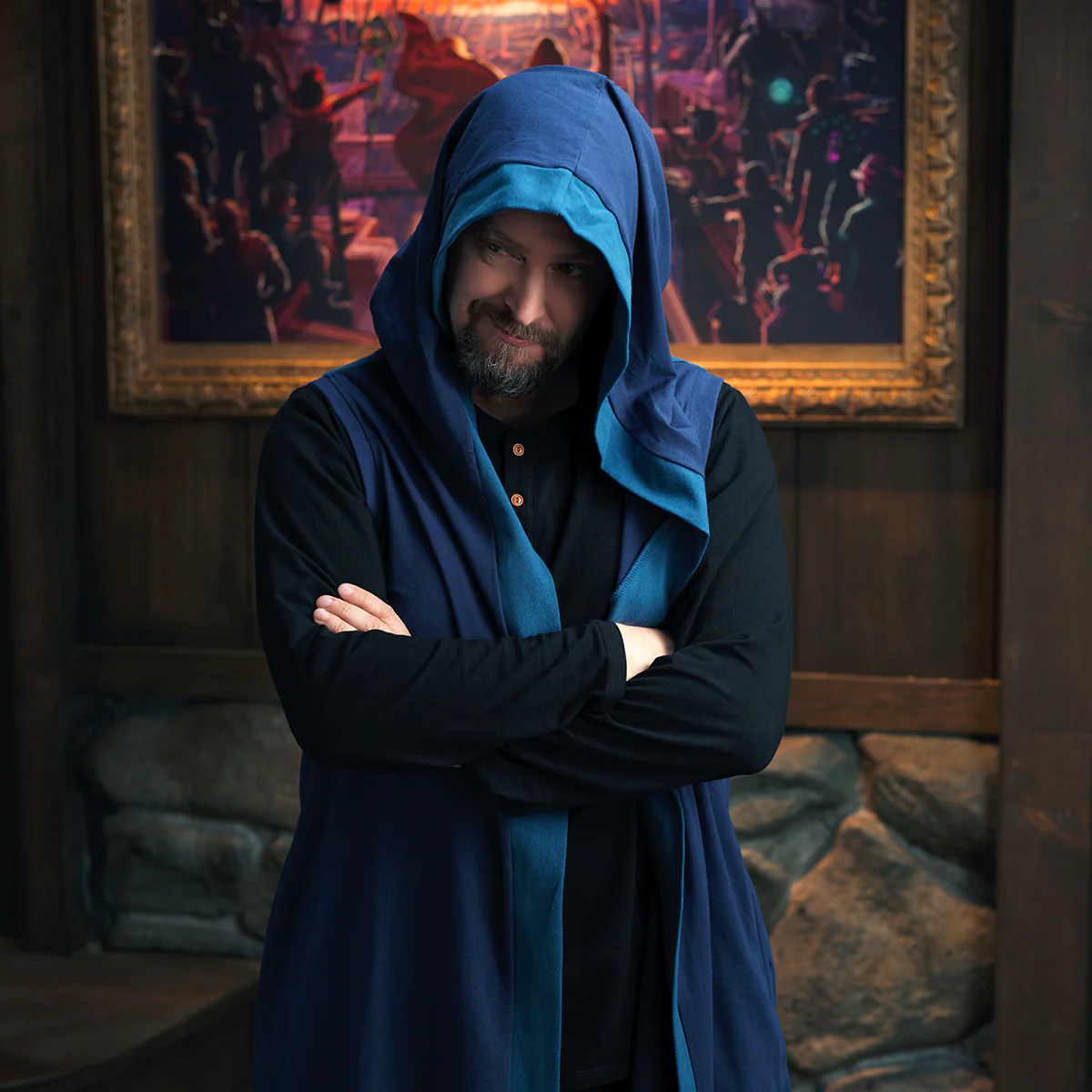 Beauty of Exandria: In Motion - Beauregard Lionett Sleeveless Hooded Cardigan - Image 8
