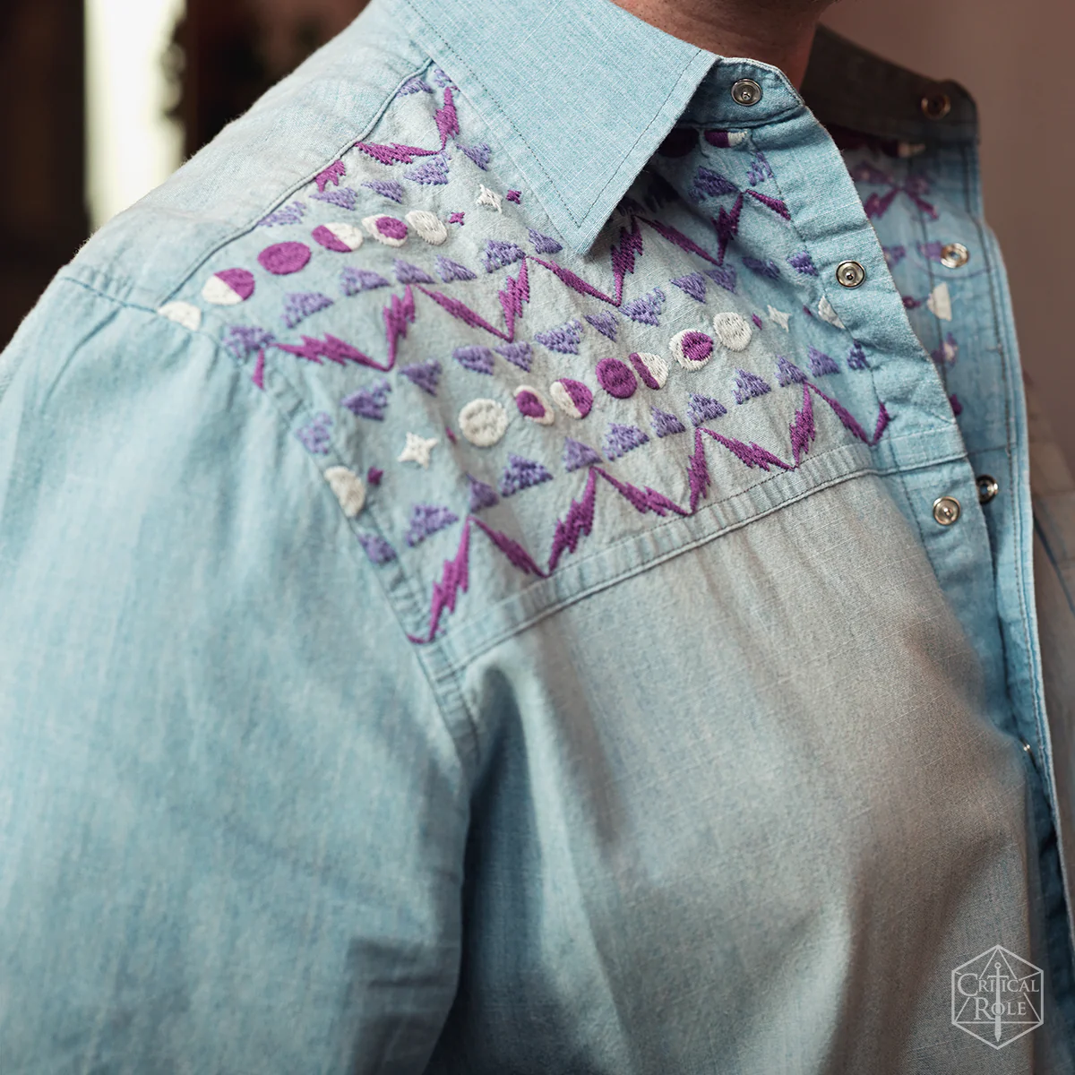 Bells Hells Collection: Imogen Temult Denim Shirt - Image 11