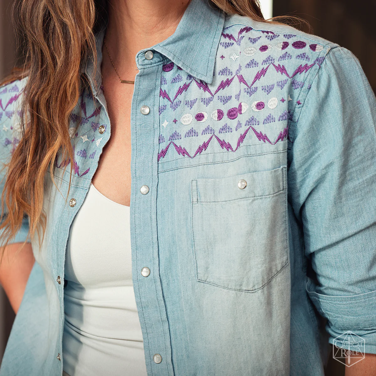 Bells Hells Collection: Imogen Temult Denim Shirt - Image 12