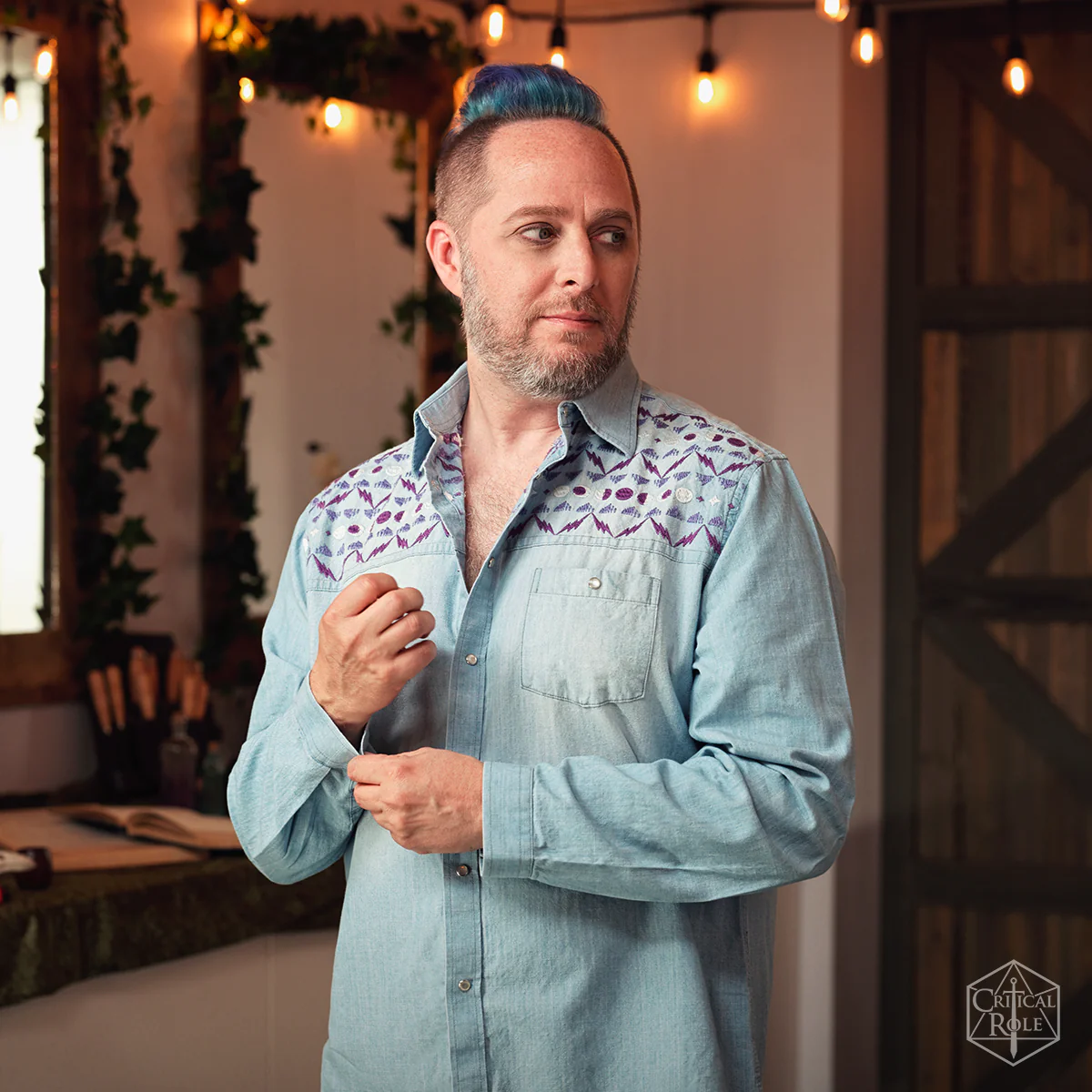 Bells Hells Collection: Imogen Temult Denim Shirt - Image 4