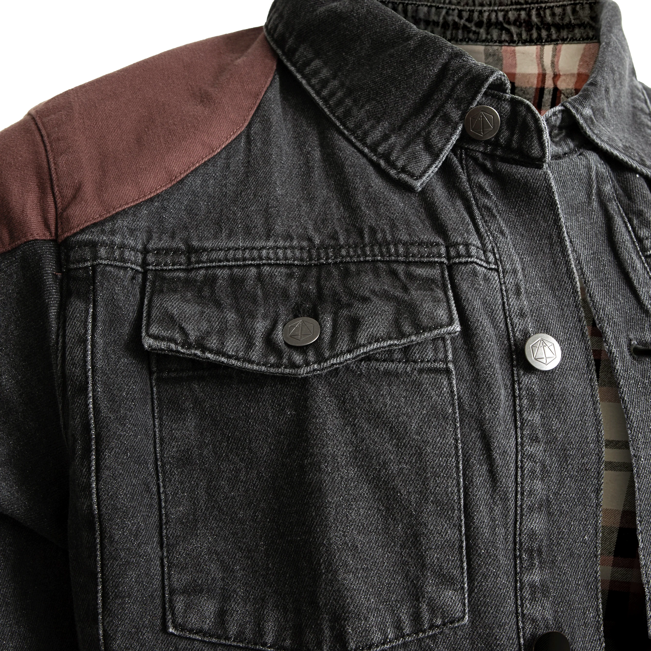 Vox Machina Collection: Grog Strongjaw Flannel Lined Denim Shirt Jacket - Image 6